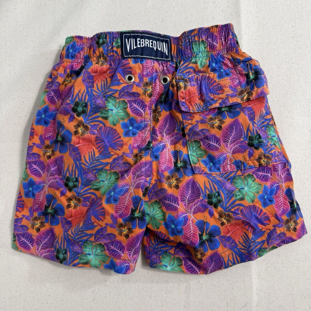 Vilebrequin tropical-print swim trunks Boys 2ans